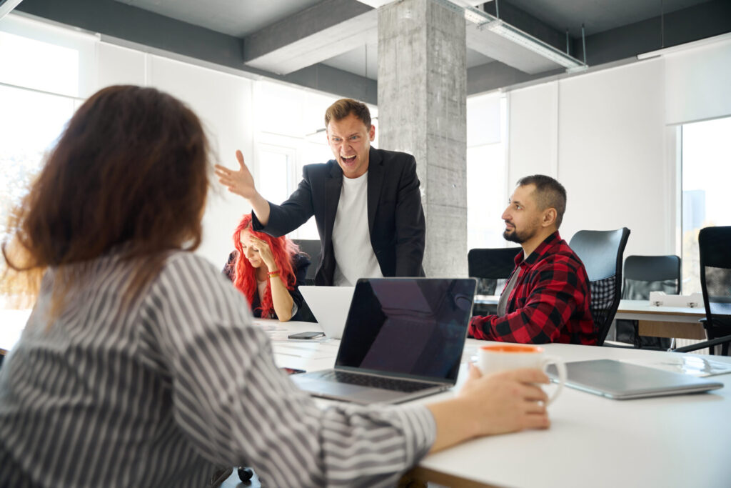 furious boss screaming on his employees and threat 2024 01 22 17 59 49 utc